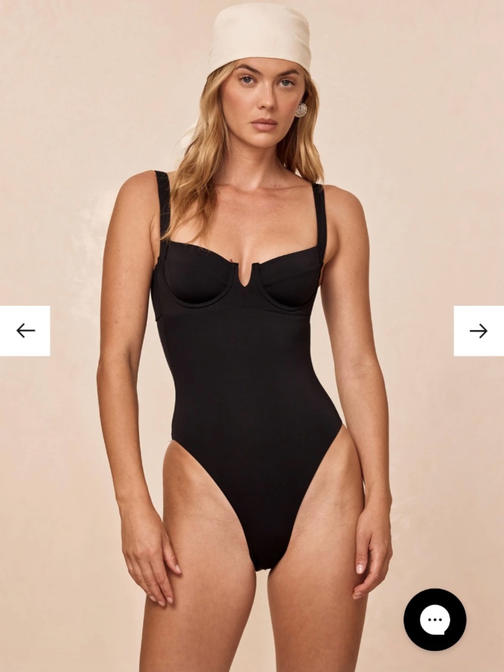 Monday Swimwear - CLOVELLY ONE PIECE - BLACK - Size VV